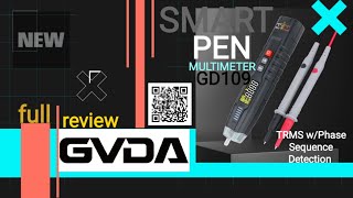 GVDA GD109 PEN STYLE CHEAPO Multimeter Review amp Teardown [upl. by Zaraf573]