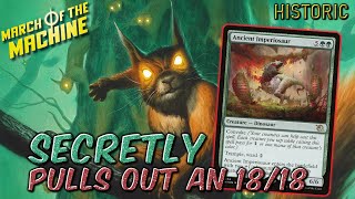 New Powerful Turn 3 Dino Chatterstorm Convoke  Historic BO3 Ranked  MTG Arena [upl. by Ahsekat]