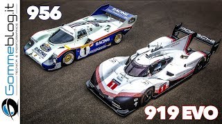 Porsche 919 EVO vs 956  EXPLAINED Performance  OnBoard Full Lap [upl. by O'Mahony]