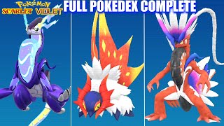 Pokemon Scarlet amp Violet  Full Pokedex  All Pokemon [upl. by Aecila796]