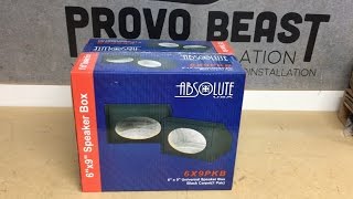 Absolute 6x9quot Speaker Boxes Pair Unboxing 6X9PKB [upl. by Kelcie]