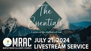 Sunday Service Live Stream July 21 2024 [upl. by Onitsuj]