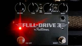 Fulltone Fulldrive 3 reviewdemo [upl. by Horwath813]