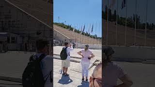 Panathenaic Stadium Olympic Stadium AthensGreece travel shorts olympics vacation shortsfeed [upl. by Robinetta]