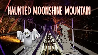 Haunted Moonshine mountain coaster at night [upl. by Larina52]