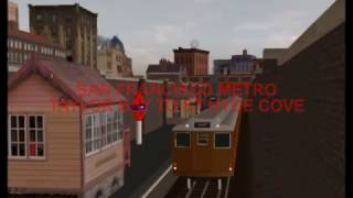 Trainz routes San Francisco Metro [upl. by Tallulah]