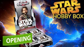 2023 Topps Chrome Hobby Box Star Wars [upl. by Tadashi573]