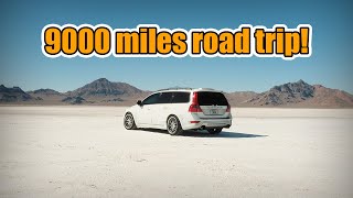 DRIVING MY VOLVO XC70 T6 ON A 9000 MILES ROADTRIP [upl. by Ahsirt]