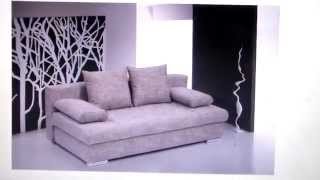 Bfamous Schlafsofa ChicagoFK Strukturstoff Capuccino 200x95 cm [upl. by Ahseya]