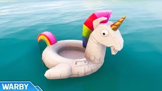 All Unicorn Floaties Locations Guide  Fortnite 14 Days of Summer [upl. by Bernadine]