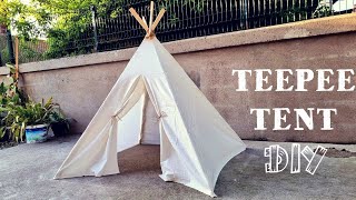 DiY Teepee Tent tutorial 🎪 [upl. by Gewirtz]