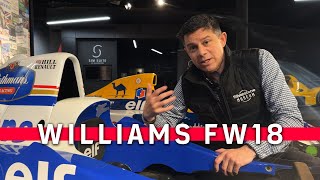 DAMON HILLS WILLIAMS FW18 IS HERE  Silverstone Museum Vodcast ep 1 [upl. by Delmer354]