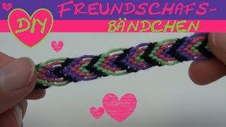 DIY Armbänder knüpfen mit Blattmuster aus Baumwolle Freundschaftsarmbänder Vol 5 Anleitung [upl. by Gaskin501]