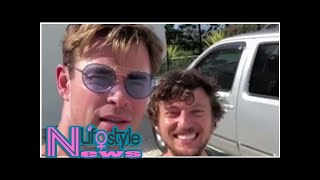 Hitchhiker picked up by actor Chris Hemsworth in Brisbane says helicopter ride was completely real [upl. by Glogau116]