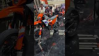 KTM 390 SMC R showcased at EICMA 2024  supermoto will likely join the latest KTM 390 lineup [upl. by Joly219]