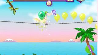 Balloon Burst Races Polly Games Dress Up Games online game [upl. by Gasper362]