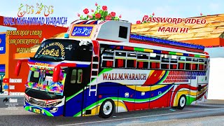 WALI MUHAMMAD WARAICH JB3 BUS ROOF LIVERY LINK DESCRIPTION MAIN HI PASSWORD VIDEO MAIN HI [upl. by Artimid]