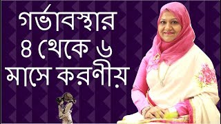 গর্ভাবস্থায় ৪র্থ থেকে ৬ষ্ঠ মাসে করণীয়  Pregnancy tips for 2nd Trimester  Dr Farzana Sharmin [upl. by Velma]