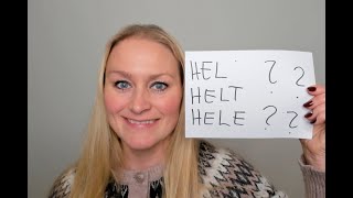 Video 1179 Hel helt eller hele [upl. by Tonye]