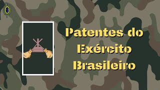 Patentes do Exército Brasileiro 🇧🇷 [upl. by Neeluqcaj]