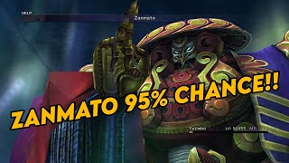 FINAL FANTASY X YOJIMBO MAX AFFINITY FARM 95 ZANMATO IN LESS THAN 45 MINUTES FOR FREE [upl. by Prussian632]