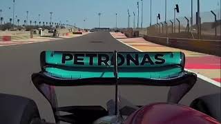 Mercedes W13 Extreme Porpoising  Formula 1 Testing 2022 [upl. by Yelsiap982]