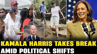 Kamala Harris Takes Break in Hawaii Amid Political Shifts [upl. by Erot37]