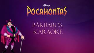 Bárbaros Parte I y II  Karaoke  Pocahontas ⚔️🍂 [upl. by Autum296]