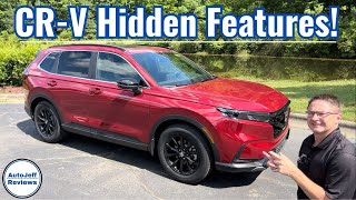 2024 Honda CRV Hybrid Secret Features Gadgets Technology Media More [upl. by Eegnat134]