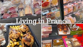 French Grocery Shopping🛒 in Auchan and Aldi Cook Grilled CoqueletsCream Sauce Living in France 🇫🇷 [upl. by Blasien271]