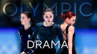 Olimpic Drama 2022  Kamila Valieva Alexandra Trusova Anna Shcherbakova [upl. by Ydnak25]