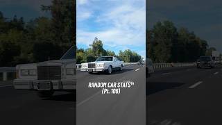 Boat on wheels Random Car Stats Pt 106 [upl. by Nuzzi]