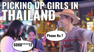 Picking up girls in Thailand  They thought I am a celebrity thailand pickingup girls [upl. by Hong771]