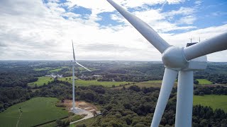 Construction phases of a wind farm  Plésidy France [upl. by Adnauqal623]