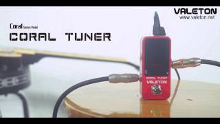 Coral Tuner Demo  Valeton  Coral Series Pedal [upl. by Parke401]