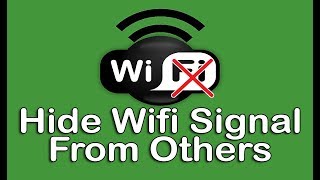 Hide Your WiFi Network signal and Connect To Hidden SSID [upl. by Wheaton]