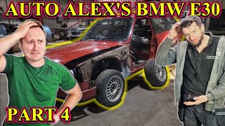 This May Have Been A Mistake Auto Alexs BMW E30 Gets Chopped Up  Lots Of Rust  Part 4 [upl. by Ainit371]