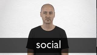 How to pronounce SOCIAL in British English [upl. by Taber]