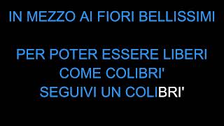 Cesare Cremonini Colibrì  Karaoke [upl. by Lyndsay]