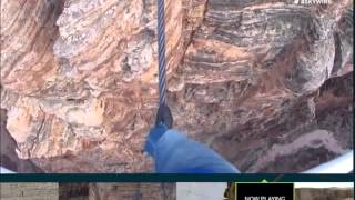 Nik Wallenda Grand Canyon Skywire Tightrope [upl. by Chard]