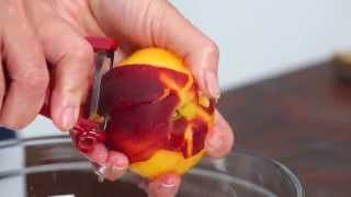 How To Peel and Pit Peaches  Southern Living [upl. by Ciredec]