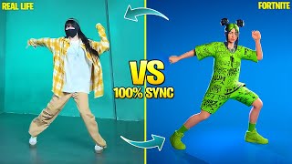 FORTNITE DANCES IN REAL LIFE Dancery Challenge Swag Shuffle Ambitious [upl. by Grani333]