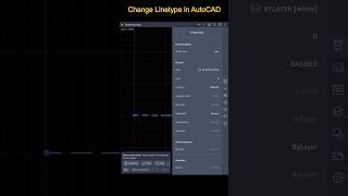 How To Change Linetype In AutoCAD On iPad shorts cad autocad ipaddrawing ipad linetype [upl. by Joannes]