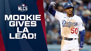 MOOKIE DOES IT Mookie Betts gives Dodgers lead on clutch double after Chris Taylor gets on [upl. by Peacock]