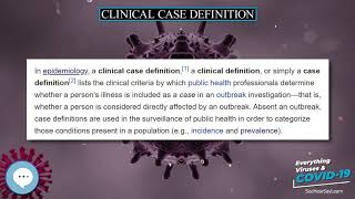 Clinical case definition 🧫👩🏾‍⚕‍🤒 Everything Viruses amp COVID19 🤒👩‍⚕‍🧫 [upl. by Elaina]