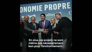 Legault doit arrêter de gaspiller notre argent dans des projets « verts » extrêmement risqués [upl. by Laehcor]