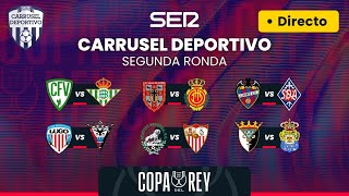 🏆⚽️ La SEGUNDA RONDA de la COPA DEL REY 202324  EN DIRECTO [upl. by Martica392]