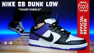 Nike SB Dunk Low Court Purple 2024 [upl. by Cattan123]