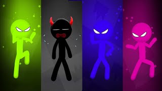 STICKMAN PARTY minigames funny gameplay 2024 ios android [upl. by Lehcer]