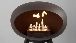 Le Feu  Gound Wood High bio fireplace  Productvideo [upl. by Ahseiyn]